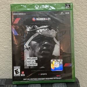 NEW Madden 21 XBOX Series X Video Game NFL Football Gaming Next Level Edition